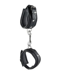 Hidden Desire: Leder-Fußfesseln, schwarz (5cm) - vergleichen und g&uuml;nstig kaufen