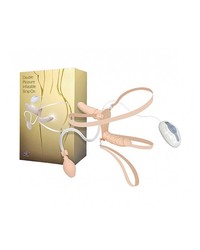 Double Pleasure Inflatable Strap On: Vibro-Strap-On, haut