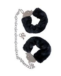 The Bigger Handcuffs: Plüsch-Handschellen, schwarz - vergleichen und g&uuml;nstig kaufen