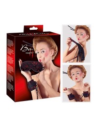 Bad Kitty Fesselset, schwarz/rot - vergleichen und g&uuml;nstig kaufen