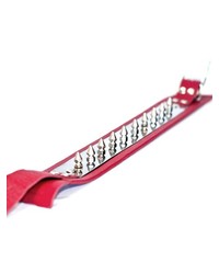 Eros Veneziani: Leder-Metall-Halsfessel, rot - vergleichen und g&uuml;nstig kaufen