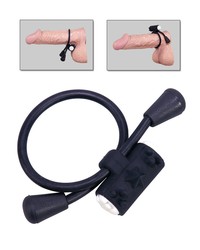 Silicone Cock: Vibro-Penisring, schwarz - vergleichen und g&uuml;nstig kaufen