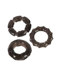 Stretchy Cockrings: Penisringe-Set, smoke - vergleichen und g&uuml;nstig kaufen