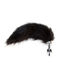 Edelstahl-Buttplug mit Plüschschwanz (180g) - vergleichen und g&uuml;nstig kaufen