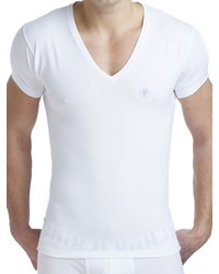L?Homme Organic: V-Shirt, weiß - vergleichen und günstig kaufen