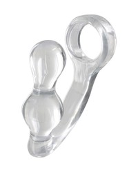 Power Plug & Penisring: Penisring mit Analplug, transparent - vergleichen und g&uuml;nstig kaufen
