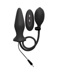 Ouch! Inflatable Vibrating Plug: Vibroplug mit Pumpe, schwarz - vergleichen und g&uuml;nstig kaufen