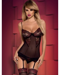 Obsessive Musca: Strapscorsage, schwarz - vergleichen und günstig kaufen