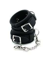 Silikon-Fesseln (verschließbar), schwarz - vergleichen und g&uuml;nstig kaufen