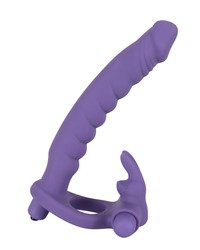 Los Analos: Double Delight Strap-On Dildo, lila - vergleichen und g&uuml;nstig kaufen