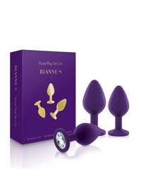 Rianne S Booty: Silikon-Plug-Set, lila - vergleichen und g&uuml;nstig kaufen