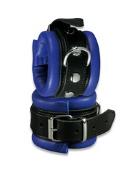 XxdreamSToys: Leder-Handfesseln, blau/schwarz - vergleichen und g&uuml;nstig kaufen