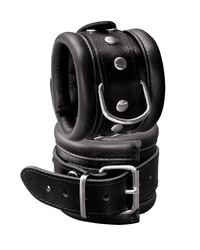 XxdreamSToys: Leder-Handfesseln breit, schwarz - vergleichen und g&uuml;nstig kaufen