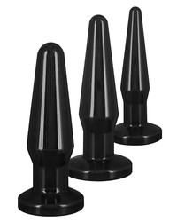 Best Butt Buddies: Analplug-Set, schwarz - vergleichen und g&uuml;nstig kaufen