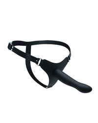 Silikon-Strap-On mit glattem Dildo (16cm), schwarz - vergleichen und g&uuml;nstig kaufen