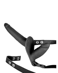 Sex Companion Dual Climax: Strap-On mit Doppeldildo, schwarz - vergleichen und g&uuml;nstig kaufen