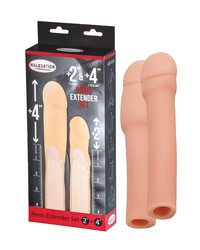 Malesation Penis Extender 2??+4??: Penishüllen-Set, haut - vergleichen und g&uuml;nstig kaufen