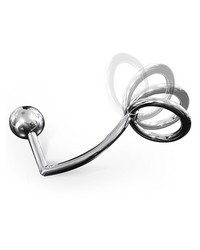 Anal Intruder: Edelstahl-Penis-/Hodenring (55mm) mit Analplug - vergleichen und g&uuml;nstig kaufen