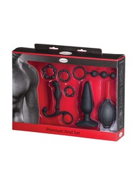 Malesation Premium Anal: Analtoy-Set, schwarz/rot - vergleichen und günstig kaufen
