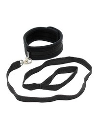 Soft Collar: Halsfessel mit Führleine, schwarz - vergleichen und g&uuml;nstig kaufen