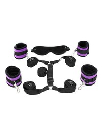 Soft Restraint Set: Bettfessel-Set, schwarz/lila - vergleichen und g&uuml;nstig kaufen