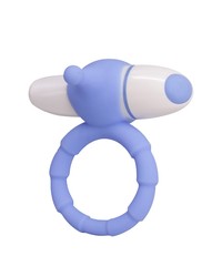 PlayCandi Swirly Pop: Vibro-Penisring, hellblau