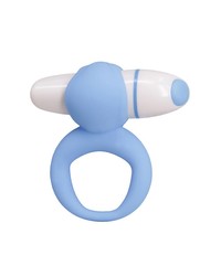 PlayCandi Ring Pop: Vibro-Penisring, hellblau