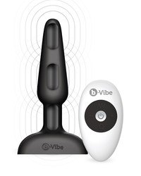 B-Vibe Trio: Vibro-Plug mit Fernbedienung, schwarz - vergleichen und g&uuml;nstig kaufen