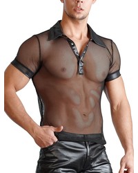 Herren-Netz-Shirt, schwarz - vergleichen und günstig kaufen