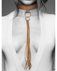 Bijoux Indiscrets Maze: Halsfessel mit Minipeitsche, braun - vergleichen und g&uuml;nstig kaufen