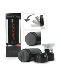 Cyberskin Stealth Dual Stroker: Masturbator, schwarz