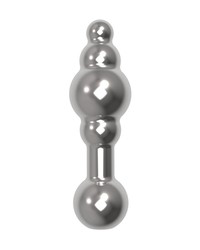 Diogol Jaz Ih!: Vibro-Analplug (45mm), silber