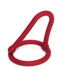 Silicone Cum Stopper 2.0: Eichelring mit Plug, rot - vergleichen und g&uuml;nstig kaufen