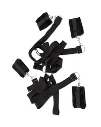 Bad Kitty: Bettfessel-Set, schwarz - vergleichen und g&uuml;nstig kaufen