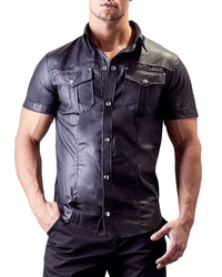 Kunstlederhemd, schwarz - vergleichen und günstig kaufen