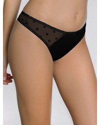 Sassa Dotted Mesh: String, schwarz - vergleichen und g&uuml;nstig kaufen