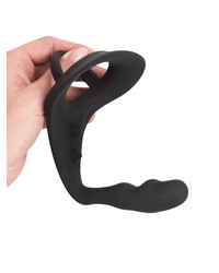 Black Velvets: Penisring mit Analplug, schwarz - vergleichen und g&uuml;nstig kaufen