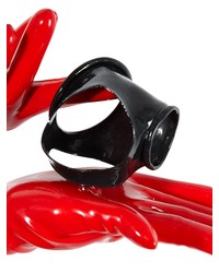 Latex-Penis-Hodenmanschette, schwarz