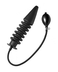 Master Series Accordion Inflatable XL Anal Plug: Analplug mit Pumpe, schwarz - vergleichen und g&uuml;nstig kaufen