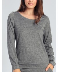 Sassa Elegant Melange: Lounge Shirt, grau - vergleichen und g&uuml;nstig kaufen