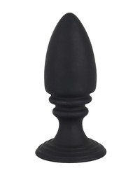 Soft Touch Silicone: Analplug, schwarz
