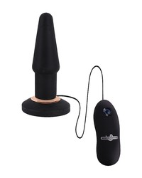 Apex Large Butt Plug: Vibro-Analplug, schwarz - vergleichen und g&uuml;nstig kaufen