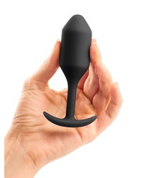 B-Vibe Snug Plug 2: Analplug, schwarz