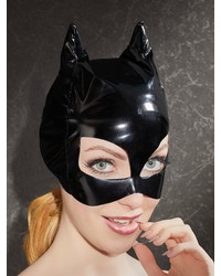 Lack-Katzenmaske, schwarz - vergleichen und günstig kaufen
