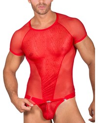 Eros Veneziani Bernardo: T-Shirt, rot - vergleichen und günstig kaufen