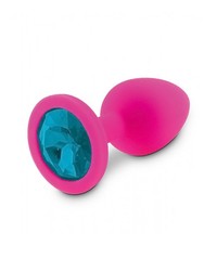 RelaXxxx Silicone Plug: Analplug, pink/blau