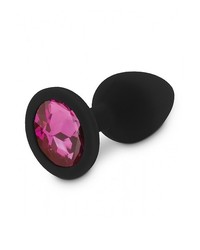 RelaXxxx Silicone Plug: Analplug, schwarz/pink