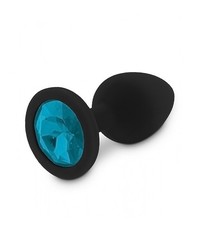 RelaXxxx Silicone Plug: Analplug, schwarz/blau