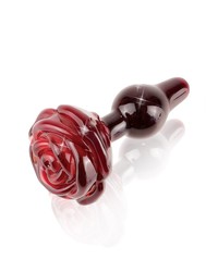 Icicles No 76: Glas-Analplug, rot - vergleichen und g&uuml;nstig kaufen