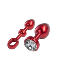 Malesation Alu-Plug mit Stoßgriff klein, rot/weiß
